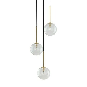 Závesné svietidlo Nilos Black / Gold 3Fl small 3
