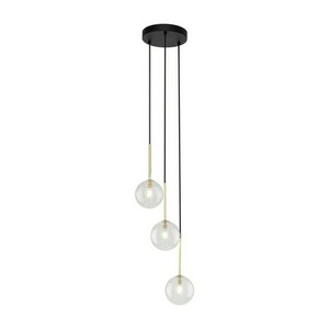 Závesné svietidlo Nilos Black / Gold 3Fl small 5