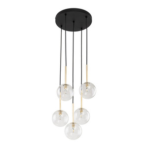 Závesné svietidlo Nilos Black / Gold 5 small 5