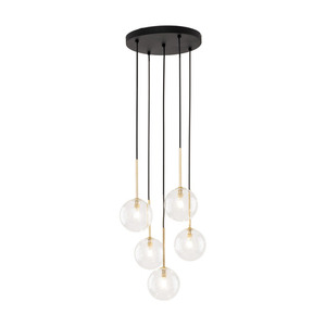Závesné svietidlo Nilos Black / Gold 5 small 4