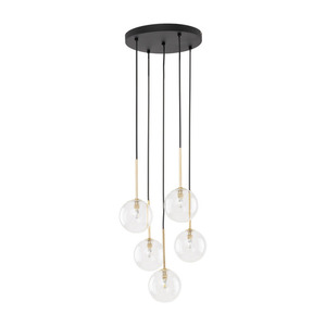 Závesné svietidlo Nilos Black / Gold 5 small 0