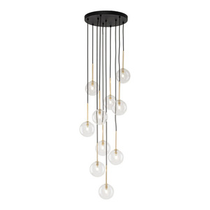 Závesné svietidlo Nilos Black / Gold 10 Pł small 6