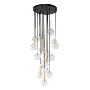 Závesné svietidlo Nilos Black / Gold 17 small 0