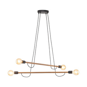 Závesné svietidlo Helix Wood Walnut 4 Pł small 5
