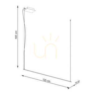 Závesné svietidlo GREN 120 LED 3000K Thoro small 6