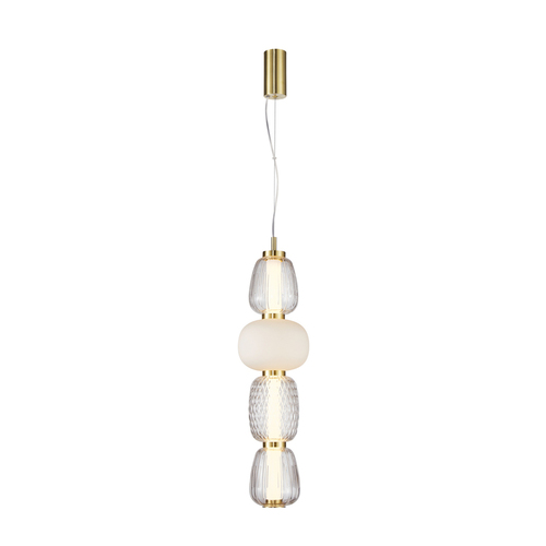 Skontrolujte Závesné LED svietidlo Italux Eris zlaté sklo 32W PND-98374-32W-GD