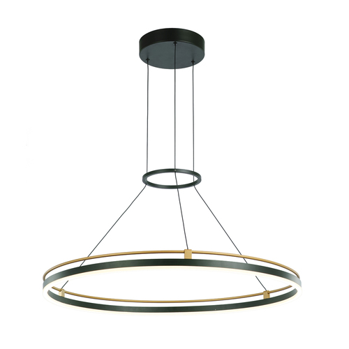 Skontrolujte Závesné LED svietidlo Italux Merlot čierne 28W 3000K PND-54638R-28W-3K-BK-GD