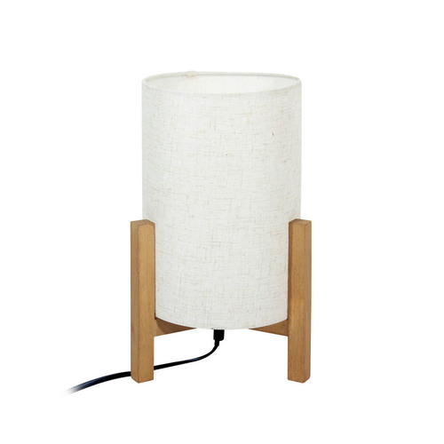 Skontrolujte Stolná lampa Italux Classic Ones biela drevo látka E27 TB-85930-M-WH-WO
