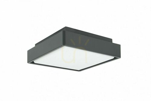 Skontrolujte Vonkajšie stropné LED svietidlo SU-MA BN-KW200 18W IP65 tmavý popol