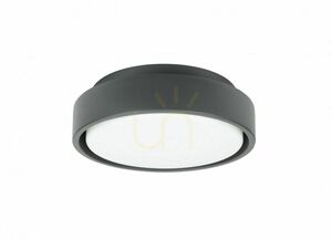 Vonkajší stropný LED plafón SU-MA BN-OK200 18W 20 cm tmavý popol small 0