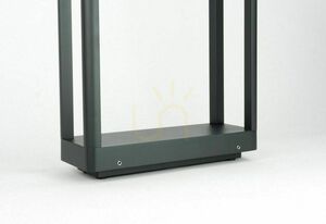 Vonkajšie stĺpikové svietidlo SU-MA Arma AR-500 50 cm tmavý popol LED 9W IP65 small 3