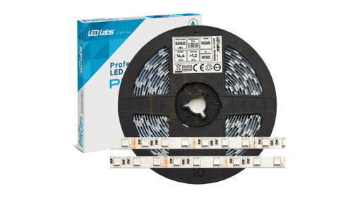 Skontrolujte LED pásik PRO 3Y 5050 SMD RGB IP65HS, 14,4 W, 300 LED diód, 5 m