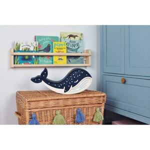 Lampa do detskej izby Whale Blue - ručná výroba small 2