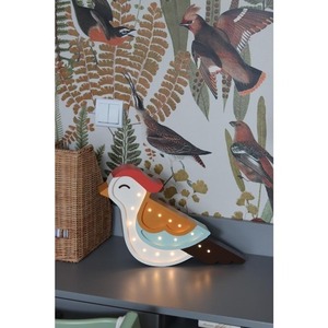 Modrý vták - ručne vyrobená lampa small 10