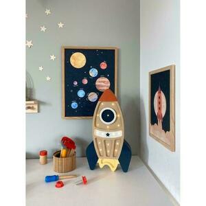 Lampa do detskej izby Rocket Beige - ručná výroba small 4