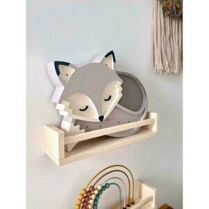 Fox Grey - ručne vyrobená lampa small 9