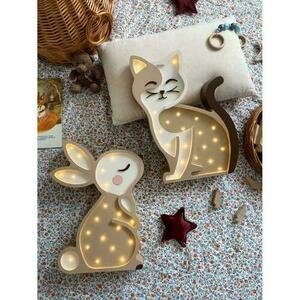 Lampa do detskej izby béžová Bunny - ručná výroba small 1
