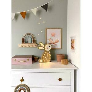 Lampa do detskej izby béžová Bunny - ručná výroba small 6