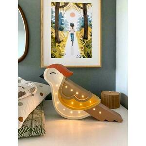 Lampa do detskej izby žltá Bird - ručná výroba small 13