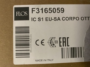 Prívesné svietidlo Flos IC S1 mosadz E14 20 cm small 2