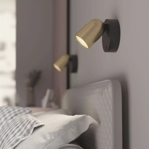 Skontrolujte Nástenné svietidlo s vypínačom SLIDE Brushed Brass
