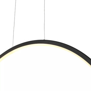 LOOP S Závesné svietidlo do kúpeľne čierne IP44 PL0119-65-BK small 1