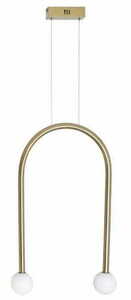 Závesné svietidlo Max Light Enigma P0514 zlaté 40 cm 2x2W small 0