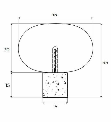 Skontrolujte Stolná lampa Max Light Moonstone T0055 dymové sklo biely mramor 45 cm