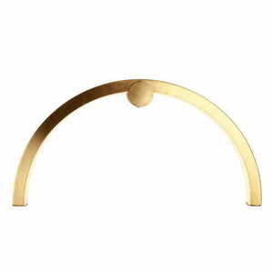Nástenné svietidlo Max Light Trio W0336 brúsené zlato 60 cm IP44 LED 16W small 0