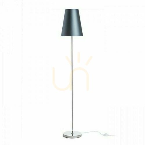 Skontrolujte Nyc/Conny 25 Stojacia lampa Monaco Oil/Silver Pvc/Chrome 230 V Led E27 7 W.