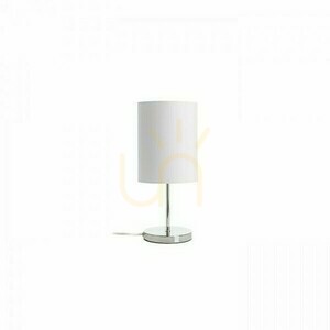 Stolná lampa Nyc/Ron 15/20 Polycotton Black/Nickel 230 V Led E27 7 W. small 1
