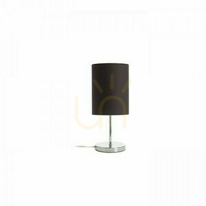 Stolná lampa Nyc/Ron 15/20 Polycotton Black/Nickel 230 V Led E27 7 W. small 2