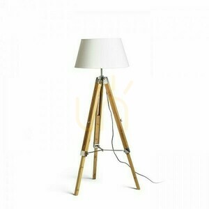 Alvis/Ambitus 46 Stojacia lampa Cream White Bamboo 230 V Led E27 11 W. small 3