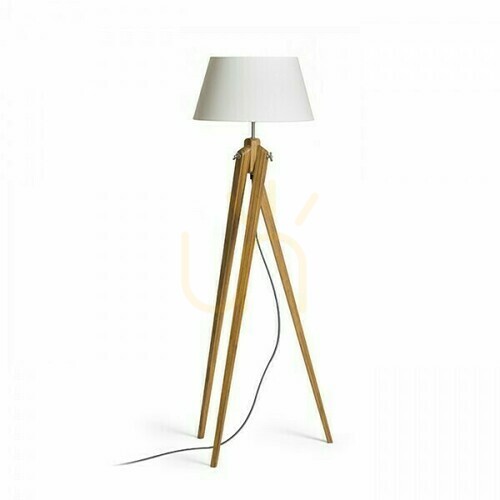 Skontrolujte Ambitus 46 Stojacia lampa Cream White Bamboo 230 V Led E27 11 Watt.