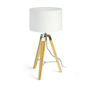 Stolná lampa Rendl ALVIS/RON 40 biela/bambusová E27 15 W R14042 small 0