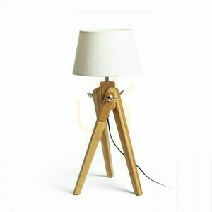 Stolná lampa Ambitus/Alvis 24 Cream White Bamboo 230 V Led E27 7 W. small 0