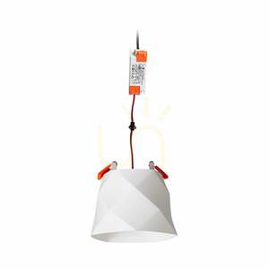 LED zapustené svietidlo Rendl MARENGA RC1 98 R14015, biele Eco PLA, 6 W, 3000 K small 6