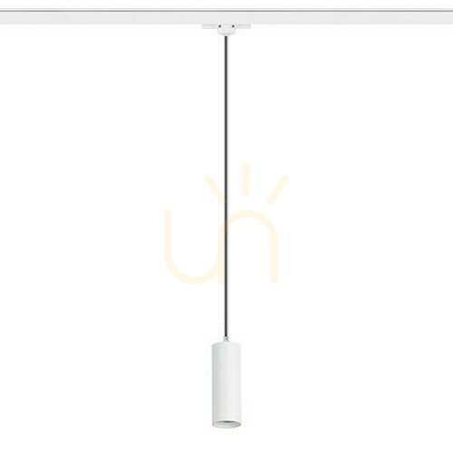 Skontrolujte Závesné svietidlo Mavro pre 3 fázy. Koľajnice Biela 230 V Led 12 W 38° 3000 K