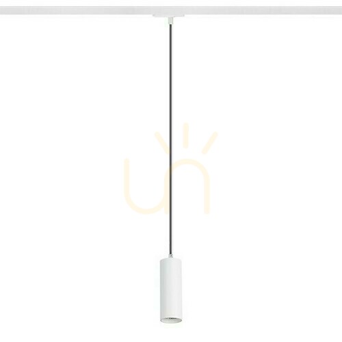 Skontrolujte Závesné svietidlo Mavro pre 1 fázu. Koľajnice Biela 230 V Led 12 W 38° 3000 K