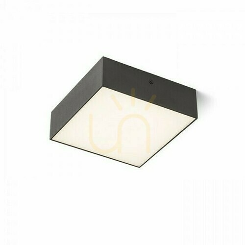 Skontrolujte Larisa Sq 17 Dimm Stropný plafón čierny 230 V Led 15 W 3000 K
