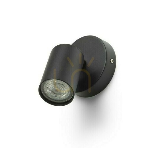 Skontrolujte Dude R Povrchová lampa čierna 230 V Led Gu10 9 W.