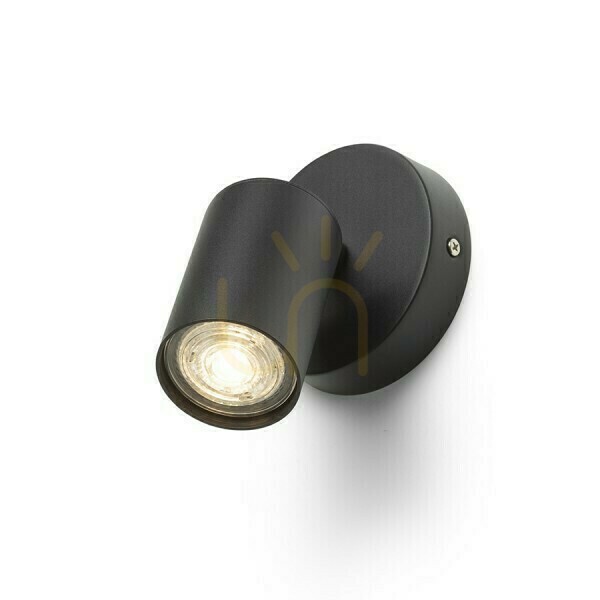 Dude R Povrchová lampa čierna 230 V Led Gu10 9 W.