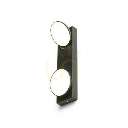 Skontrolujte Eliseo Ii povrchová lampa čierna 230 V Led 2x5 W 3000 K