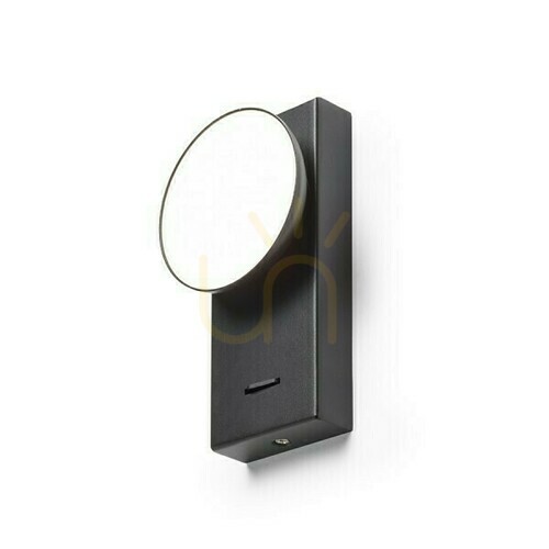 Skontrolujte Nástenné svietidlo Eliseo Black 230 V Led 5 W 3000 K