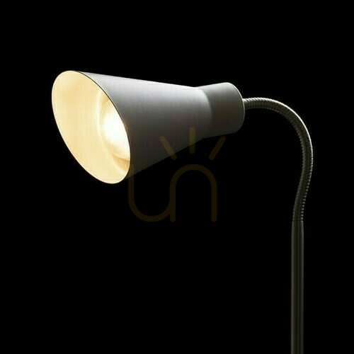 Skontrolujte Stolná lampa Anika biela matná niklová matná 230 V E27 40 W.
