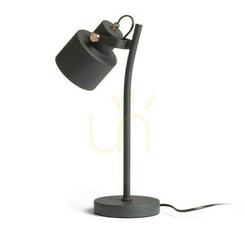 Skontrolujte Stolná lampa Celeia čierna matná brúsená meď 230 V E27 40 W.