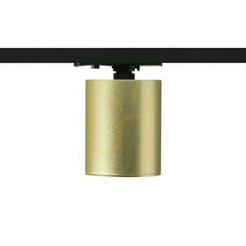 Skontrolujte Dario Spotlight pre 1 fázu. Zábradlie z brúsenej mosadze 230 V Gu10 9 Watt