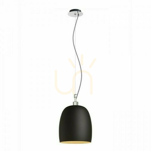 Skontrolujte Coroa New 28 Black Chrome 230 V E27 53 W Závesné svietidlo.