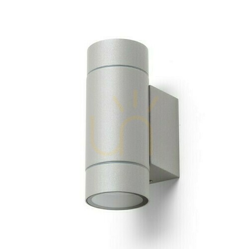 Skontrolujte Vonkajšie nástenné svietidlo Mizzi New Ii nástenné svietidlo Silver Grey 230 V Gu10 35 W Ip65