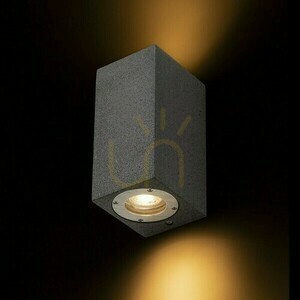 Kane Ii vonkajšie nástenné svietidlo Betón/Dekor Tmavá žula 230 V Led Gu10 2x5 W Ip65 small 2